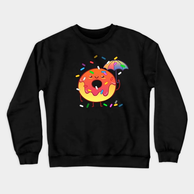 Cute Donut Crewneck Sweatshirt by binhlum
